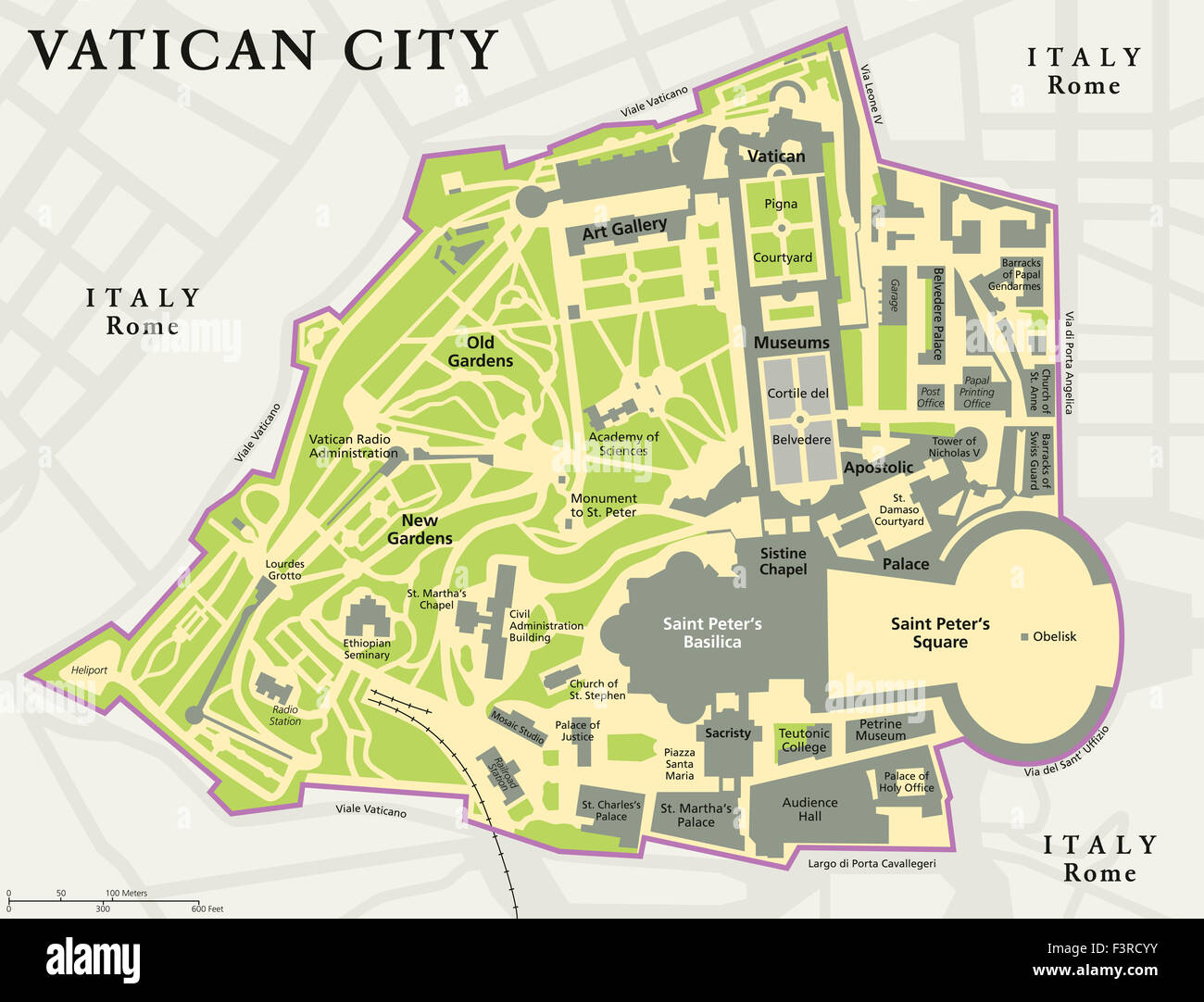 Vatican city map hi