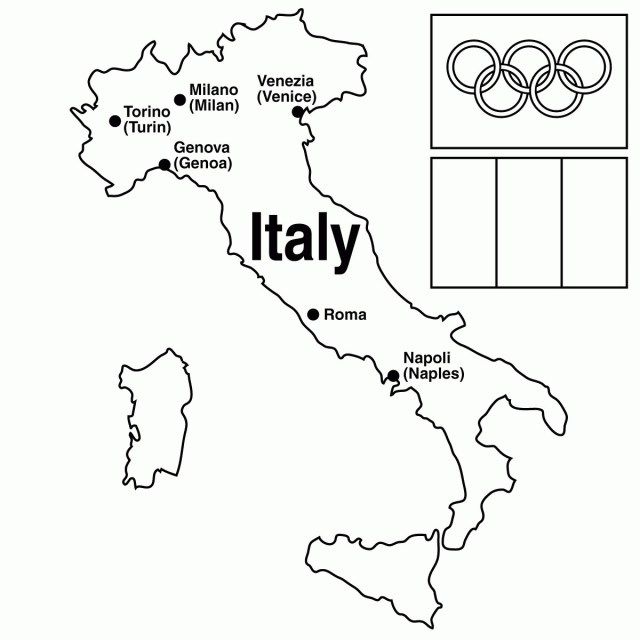 Explore the beauty of italy thugh coloring pages