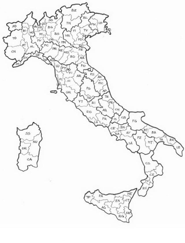 Italy coloring pages