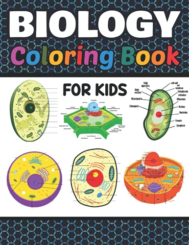Biology coloring book for kids biology coloring book for medical nursing students the new surprising magnificent learning structure for biology anatomy plant cell anatomy coloring book by ganikoysantehy publication
