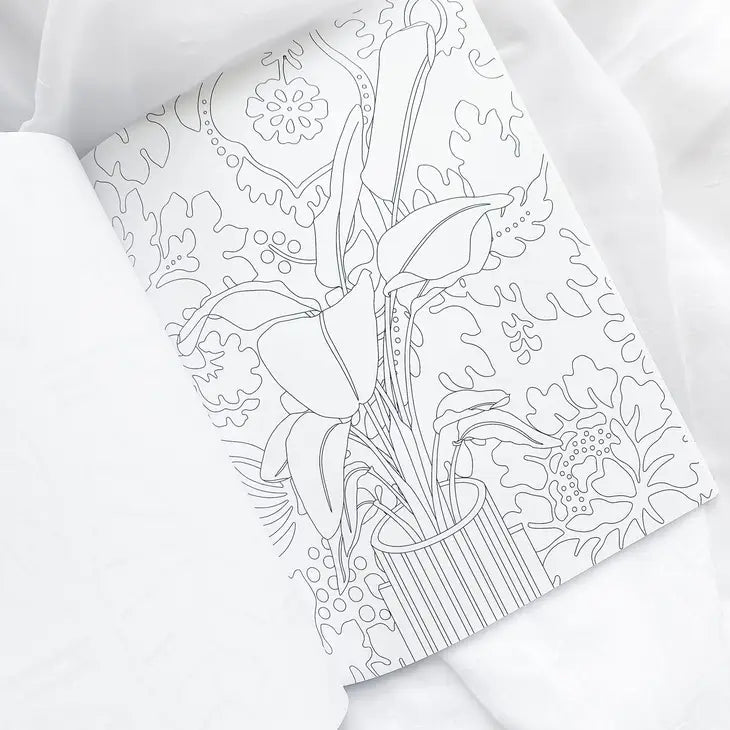Houseplant lover coloring book