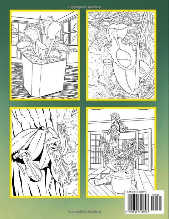 Carnivorous plants coloring book