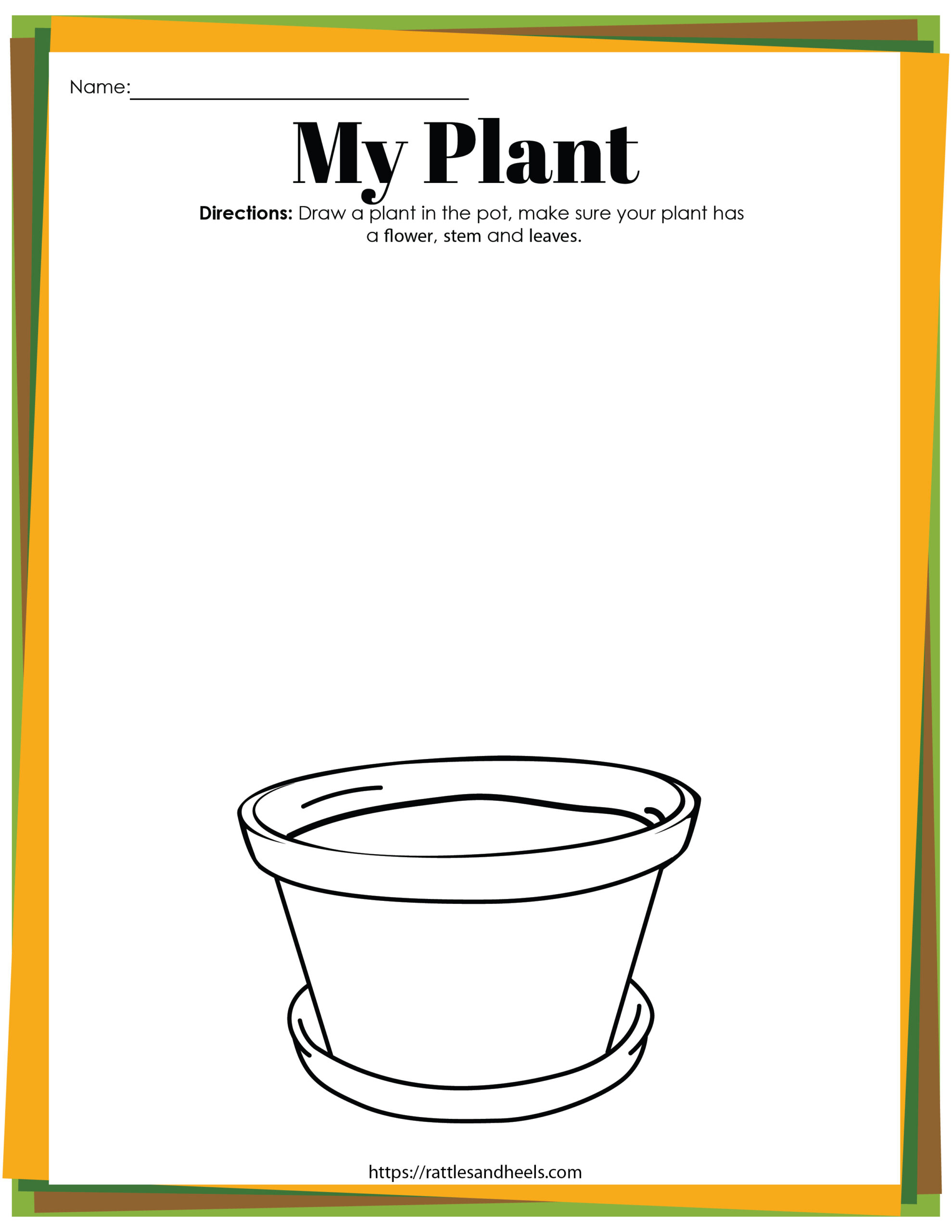 Plant life cycle worksheets free printables for kids