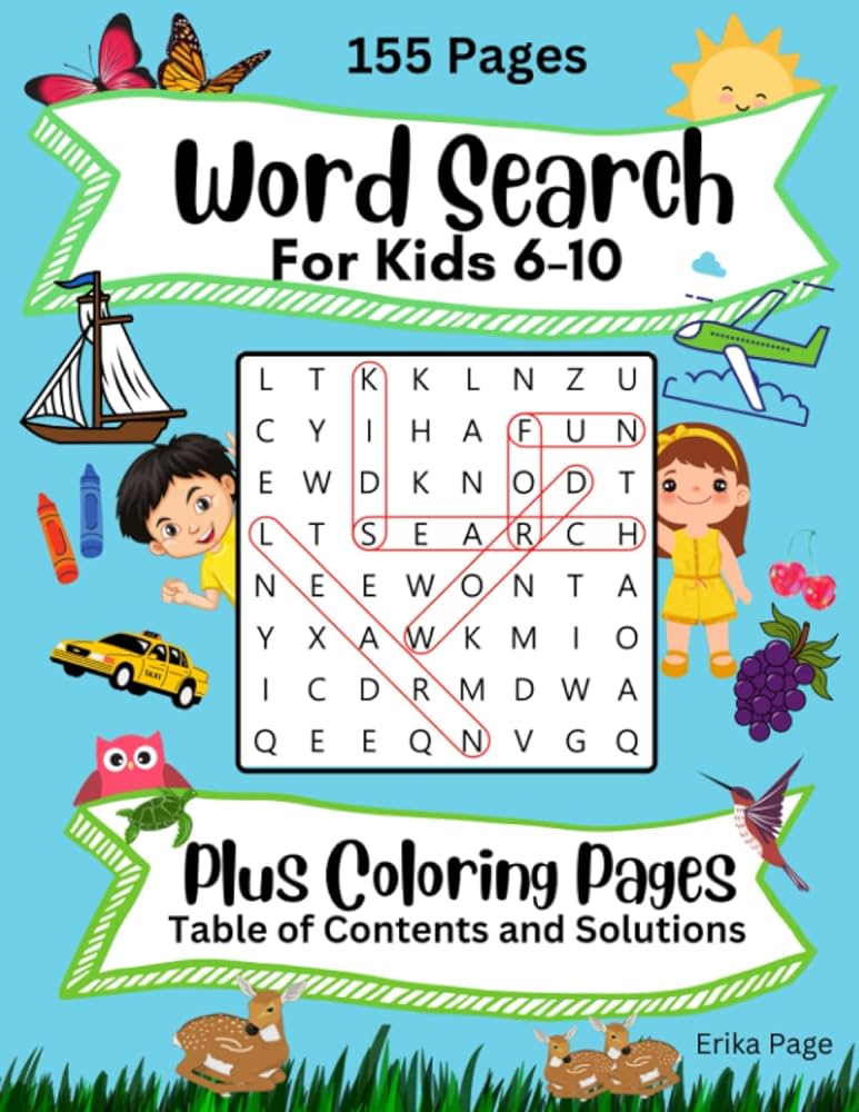 Word search for kids