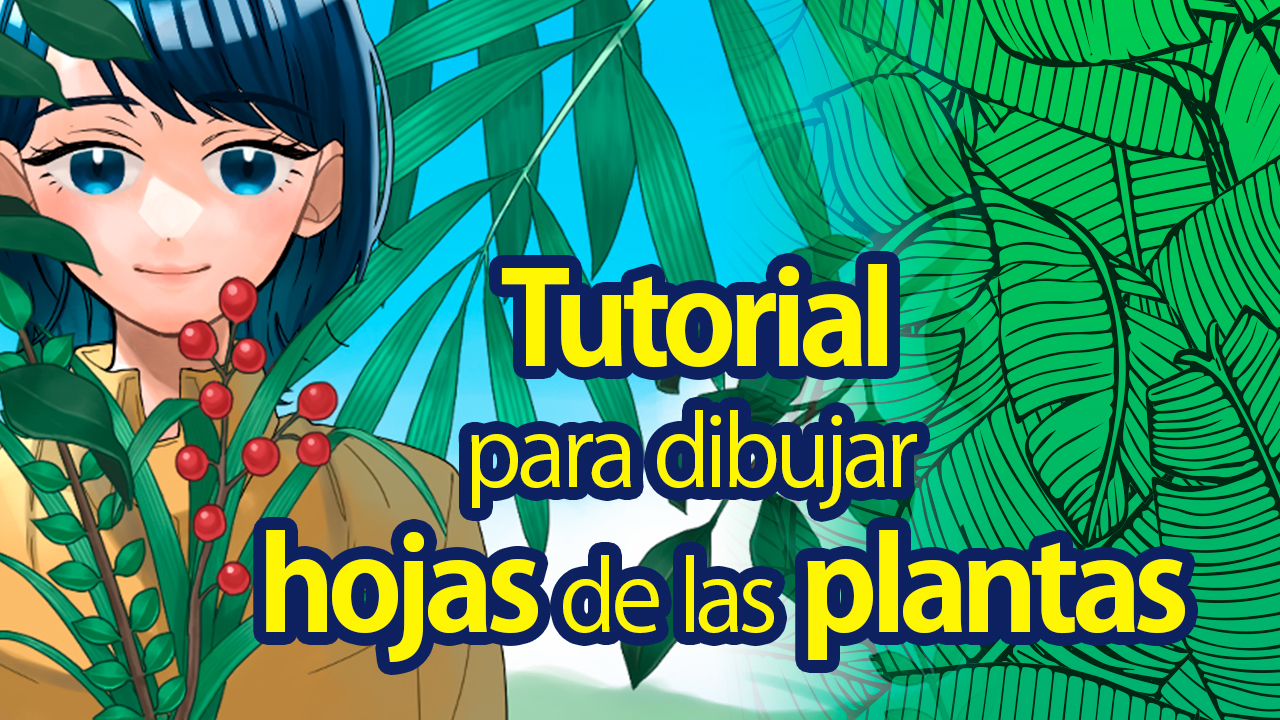 Tutorial para dibujar hojas de plantas medibang paint