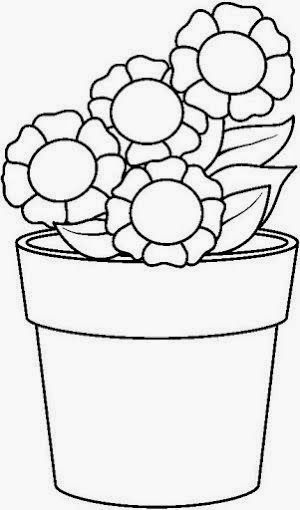 Profor pentru sugari plante èi flori pentru a colora exact ca un model deâ dibujos de macetas pãginas para colorear de flor dibujos para bordar mexicano