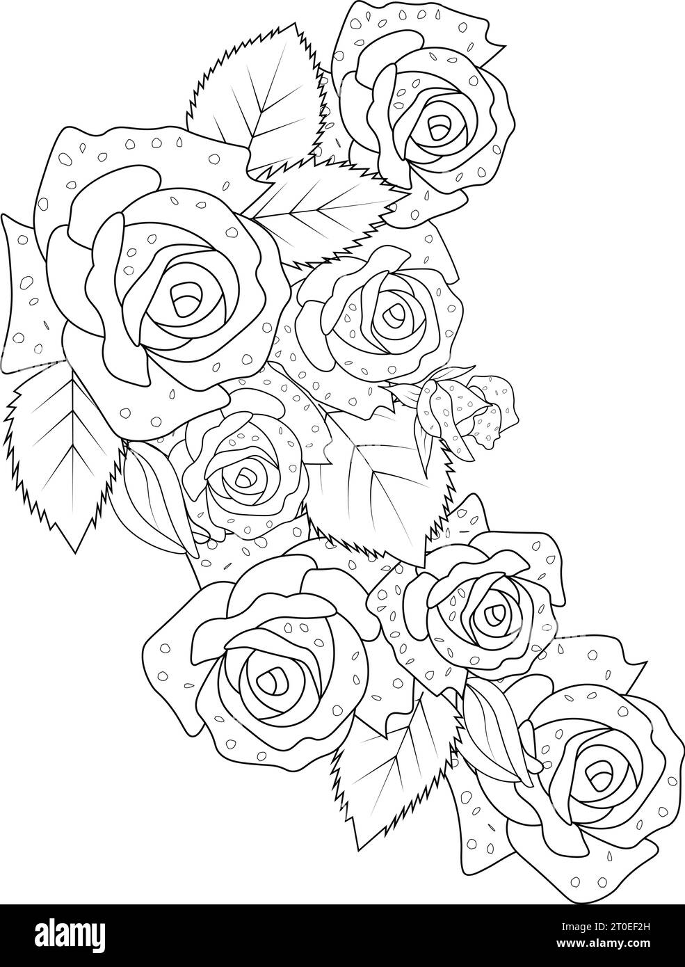 Stencil coloring imãgen recortadas de stock