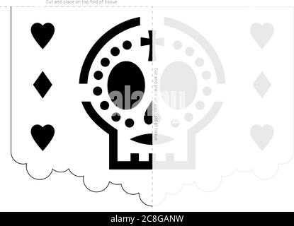 Papel picado how to make black and white stock photos images