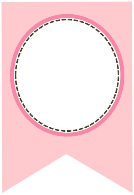 Banner o banderin rosado banderas de feliz cumpleaãos banderines para imprimir carteles de feliz cumple