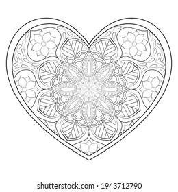 Imãgenes fotos de stock objetos en d y vectores sobre mandalas corazon