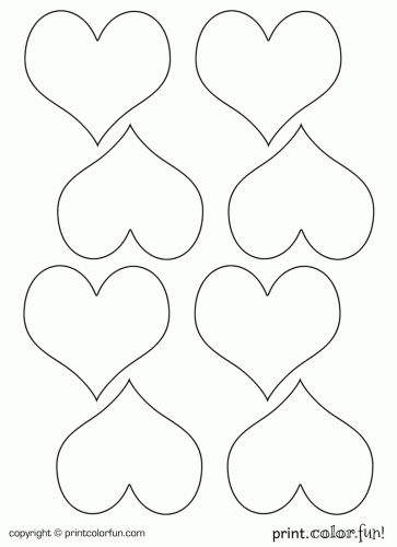 Small hearts heart coloring pag free printable coloring pag printable crafts
