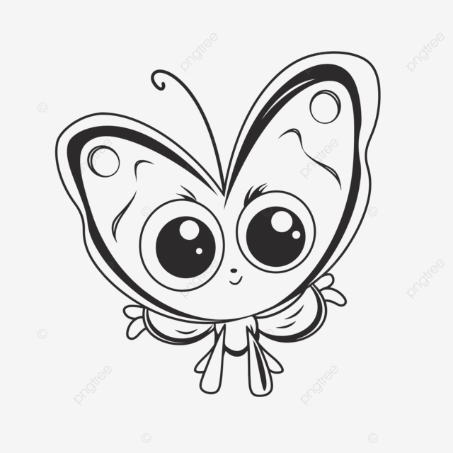 Dibujo de lindas mariposas para colorear pãginas quema boceto vector png dibujos dibujo de ala dibujo de anillo dibujo en color png y vector para dcargar gratis
