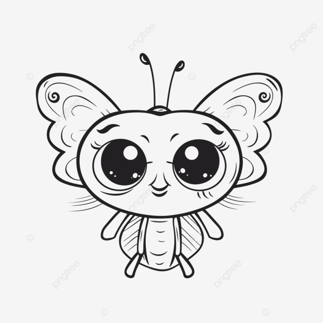 Dibujo de dibujos mariposas para colorear e imprimir gratis niãos vector png dibujos dibujo de mariposa dibujo de ala dibujo de anillo png y vector para dcargar gratis