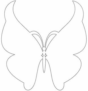 Moldes mariposas para descargar e imprimir