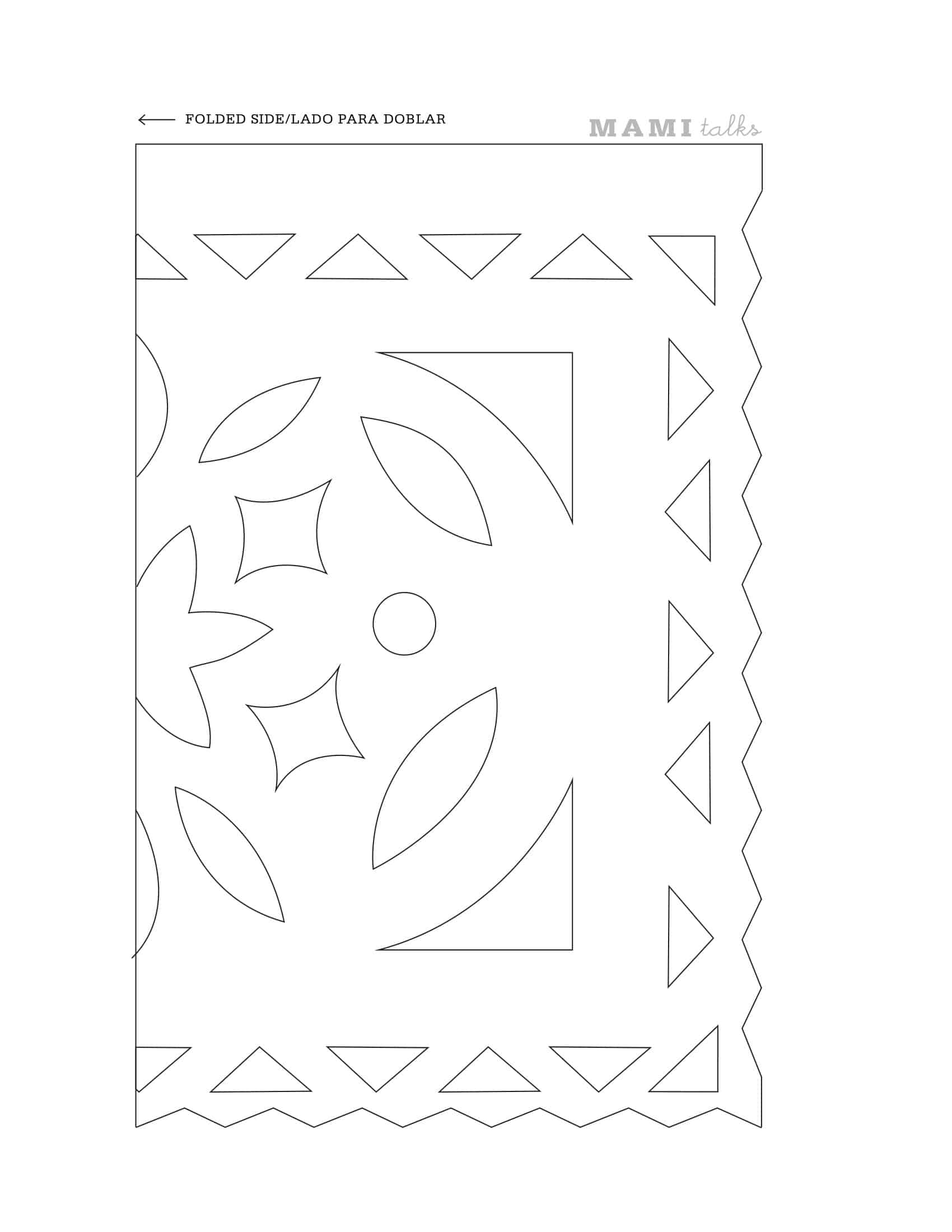 Free printable papel picado templates