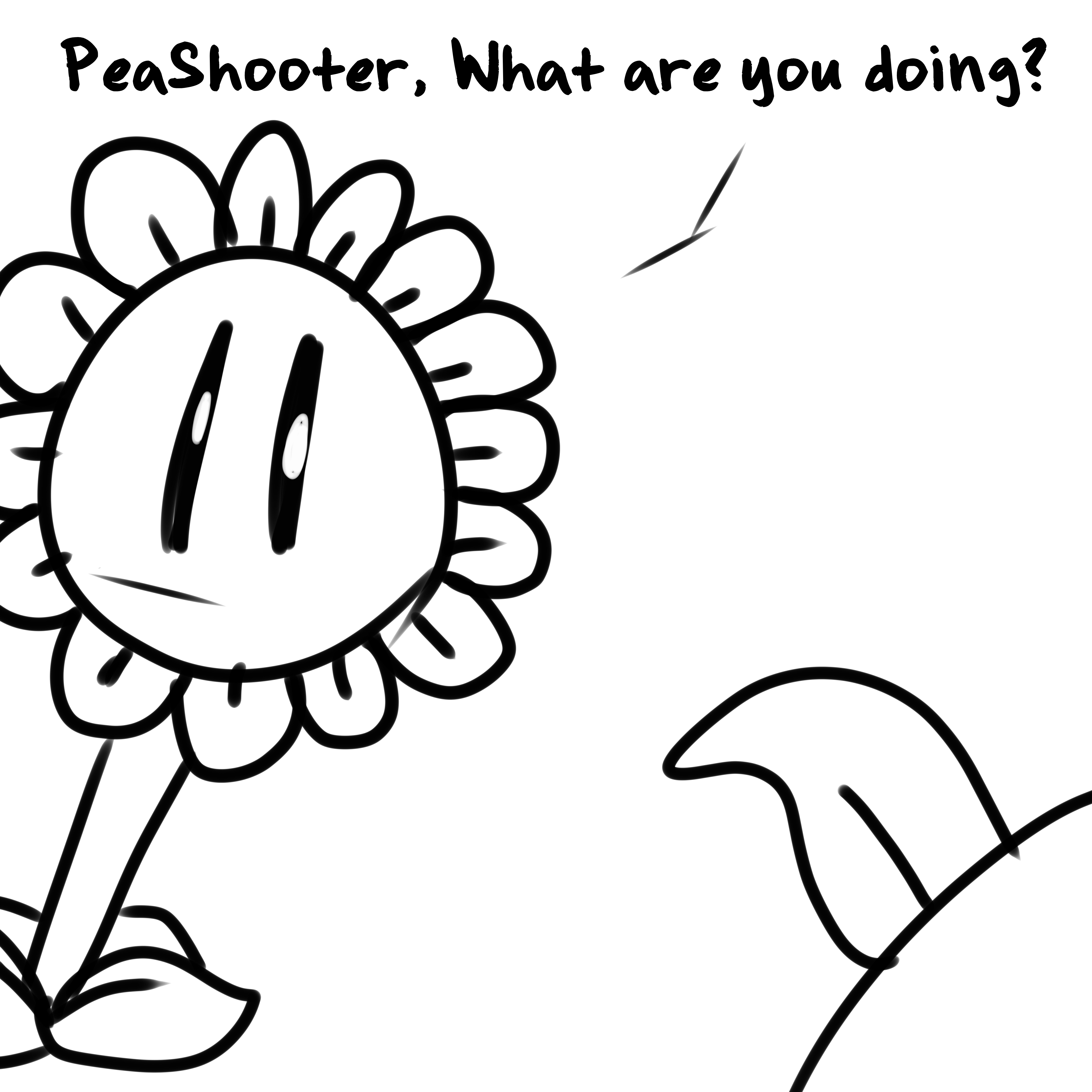 Peashooter bees obsessedd with spongebob a short ic r plantsvszombies