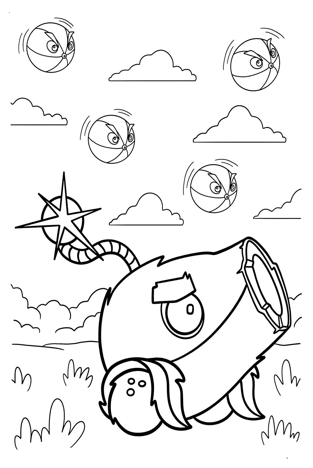 Plants vs zombies coloring pages