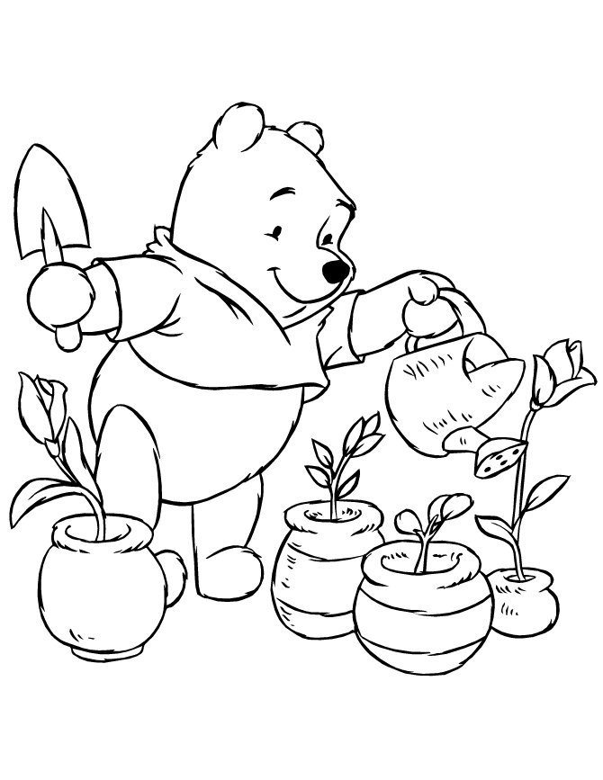 Plants coloring pages