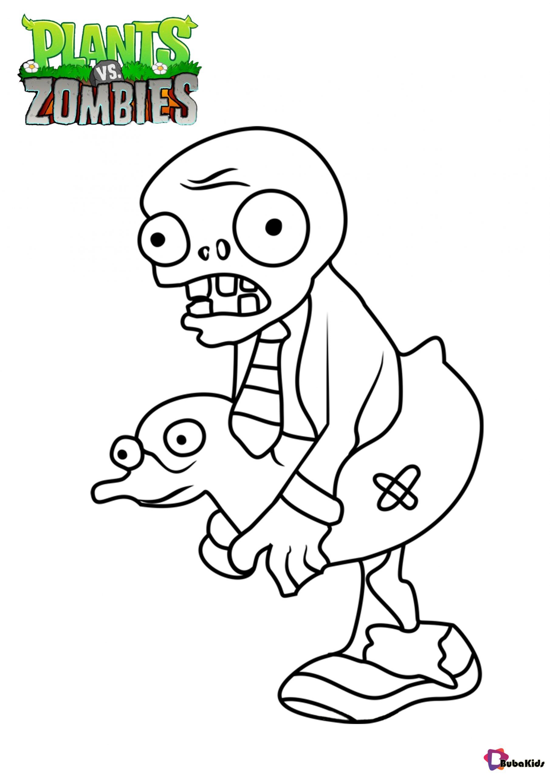Plants vs zombies ducky tube zombie coloring page collection of dinosaurs coloring pages for teenage â dinosaur coloring pages plants vs zombies coloring pages