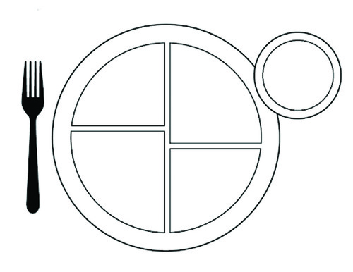 The food plate diagram