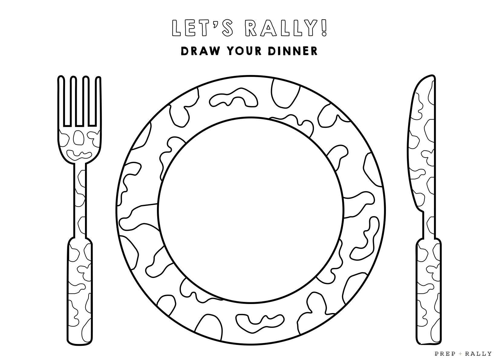 Kids prep and rally coloring pages kids printables