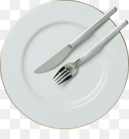 Plate fork spoon png