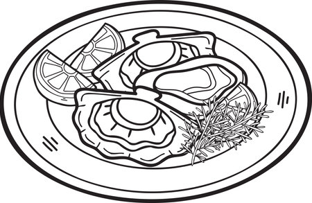Food plate coloring page cliparts stock vector and royalty free food plate coloring page illustrations