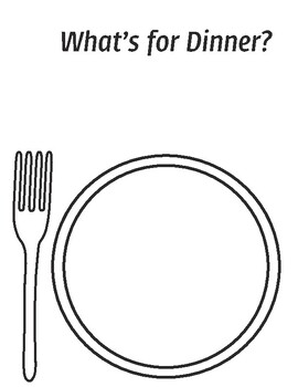 Dinner plate clipart tpt