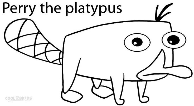 Printable perry the platypus coloring pages for kids coolbkids perry the platypus super coloring pages coloring pages
