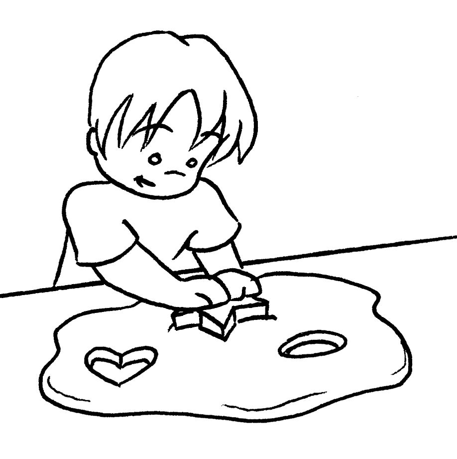 Playdough clipart preschool coloring pages coloring pages the fun factory