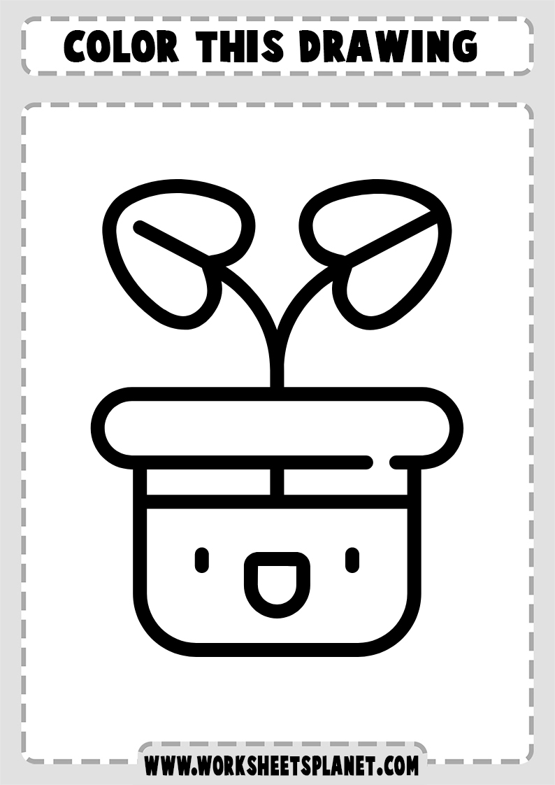 Easy coloring pages for kids