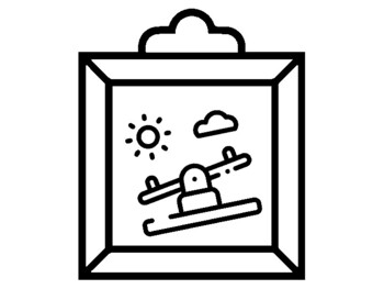 Playground colorg pages picture frame theme early fisher worksheet by swati sharma