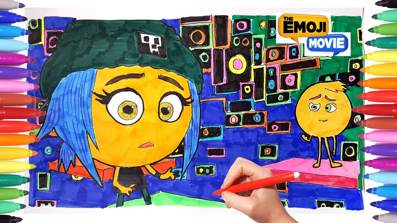 The eoji ovie coloring pages for kids drawing and painting eojis eoji ovie scene
