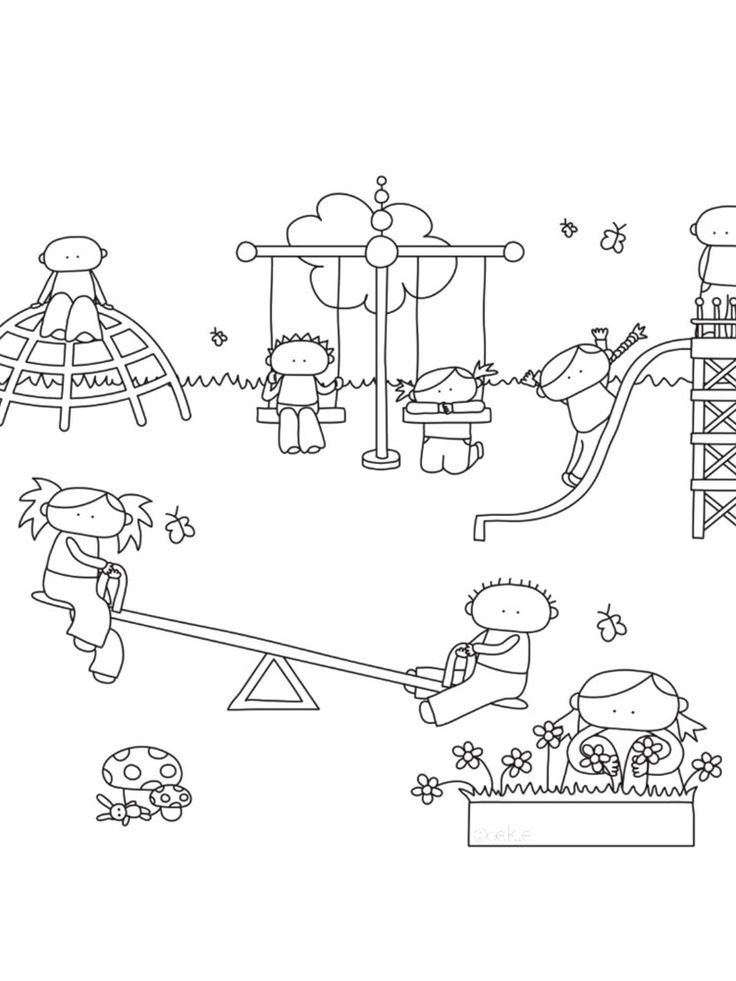 Playground coloring pages coloring pages coloring books color