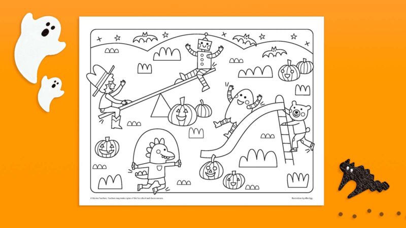 Halloween coloring pages grab our free download