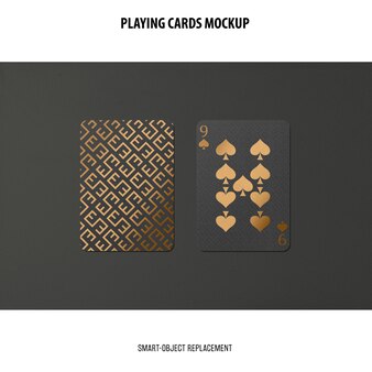 Playing card box template