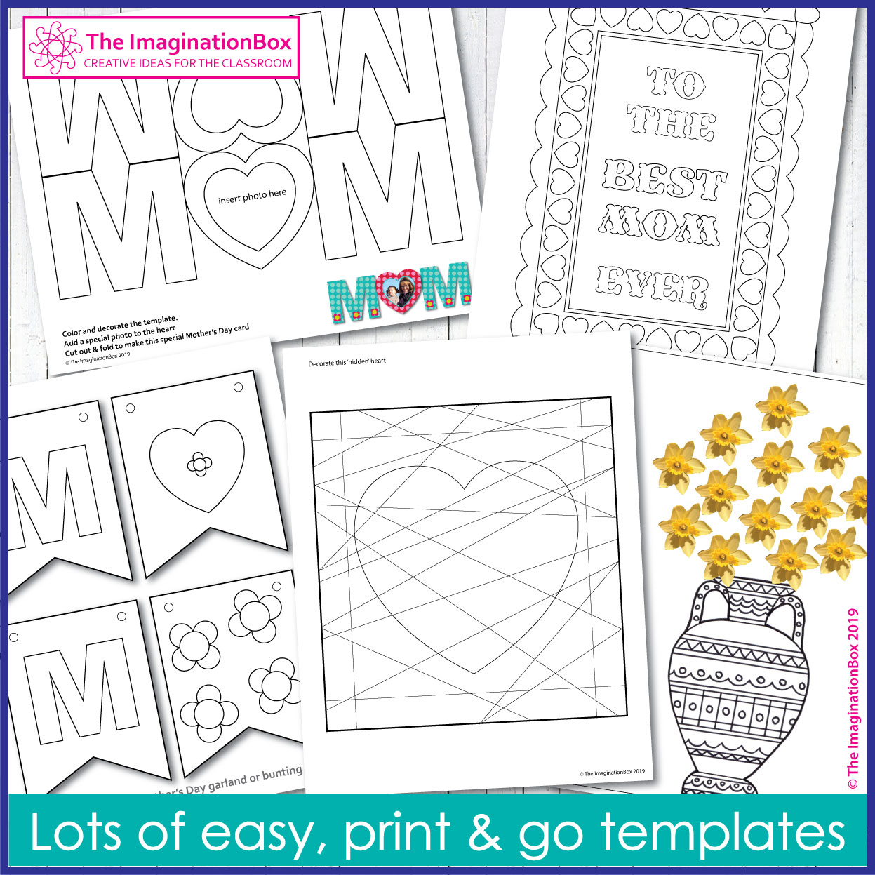 Mothers day coloring pages gifts and cards for mom
