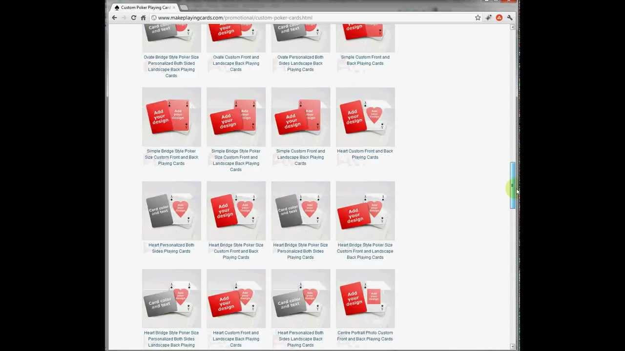 Custom playing cards printing game design pany