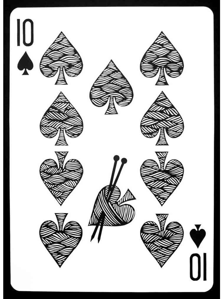 Card suit coloring pages for adults