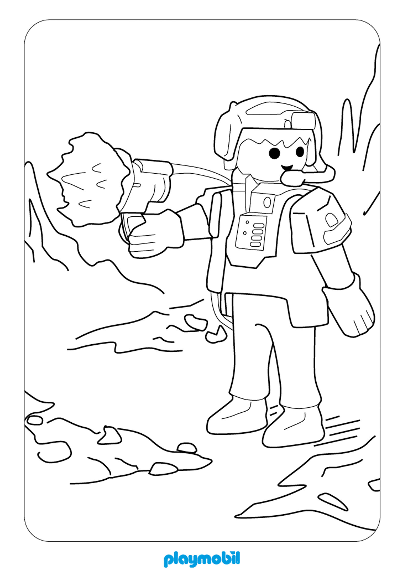 Playmobil coloring pages