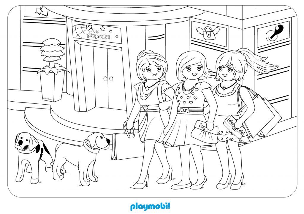 Playmobil coloring pages