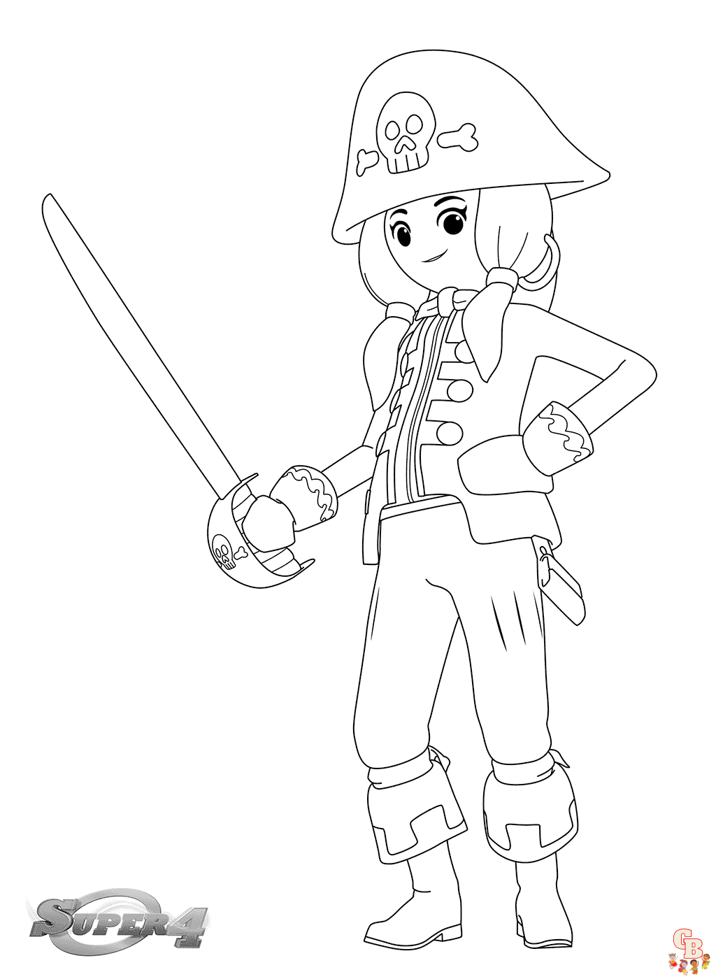 Playmobil coloring pages
