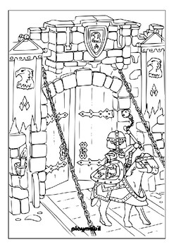 Discover a world of color unique printable playmobil coloring sheets for kids