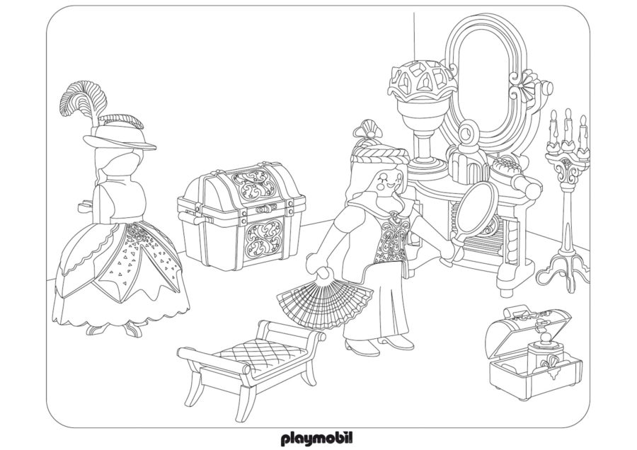 Playmobil coloring pages pictures free printable
