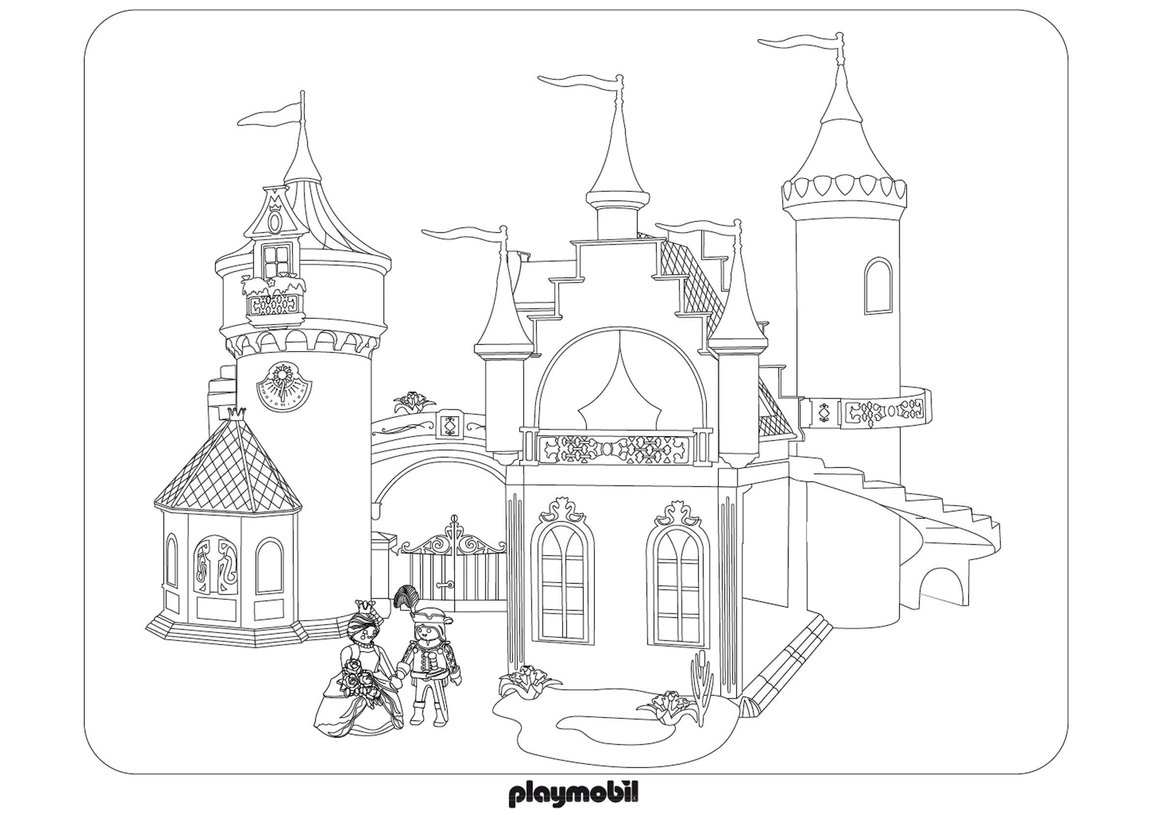 Playmobil coloring pages