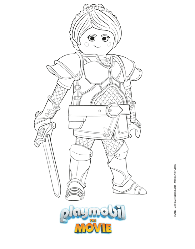 Playmobil the movie coloring sheets gift ideas