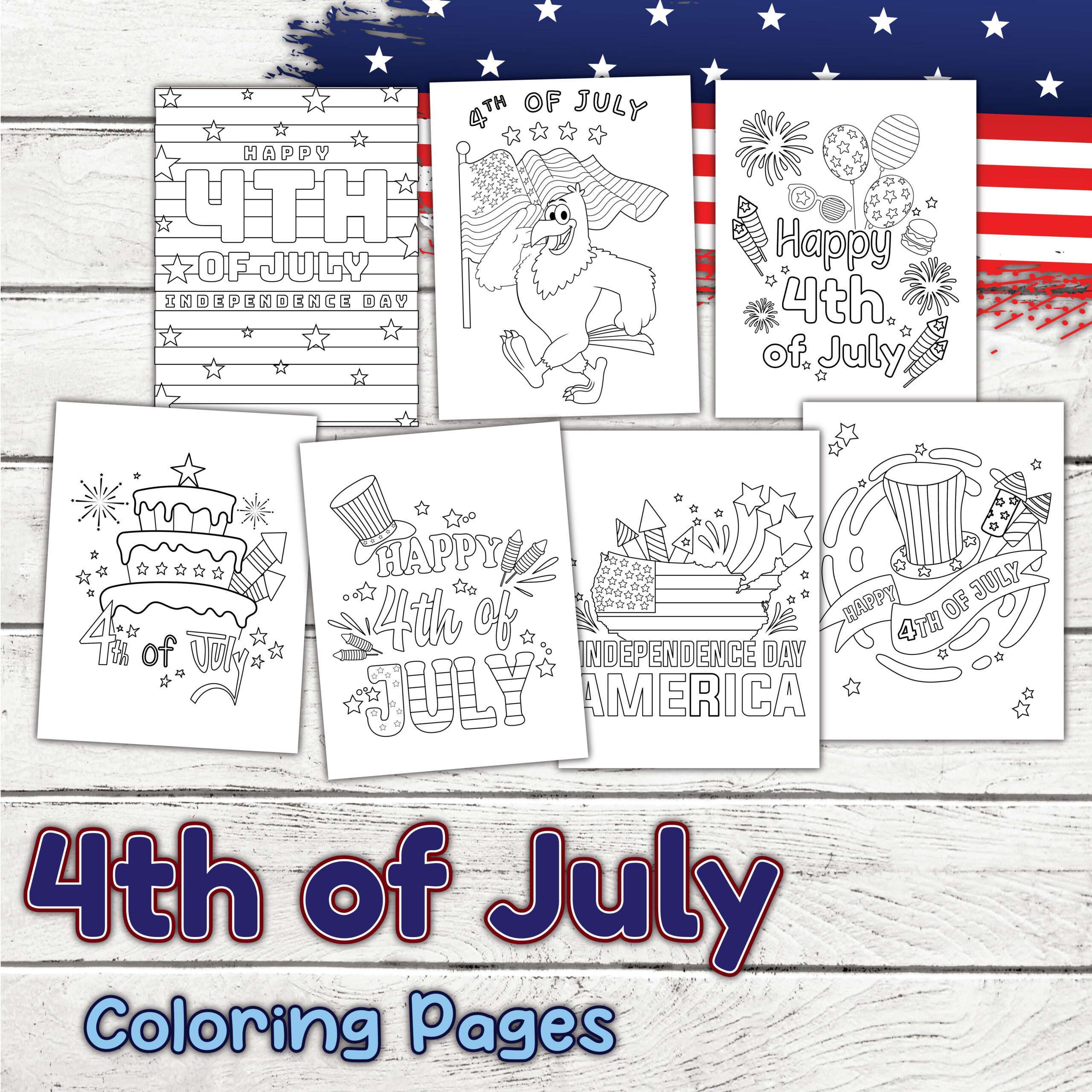 Free th of july coloring pages