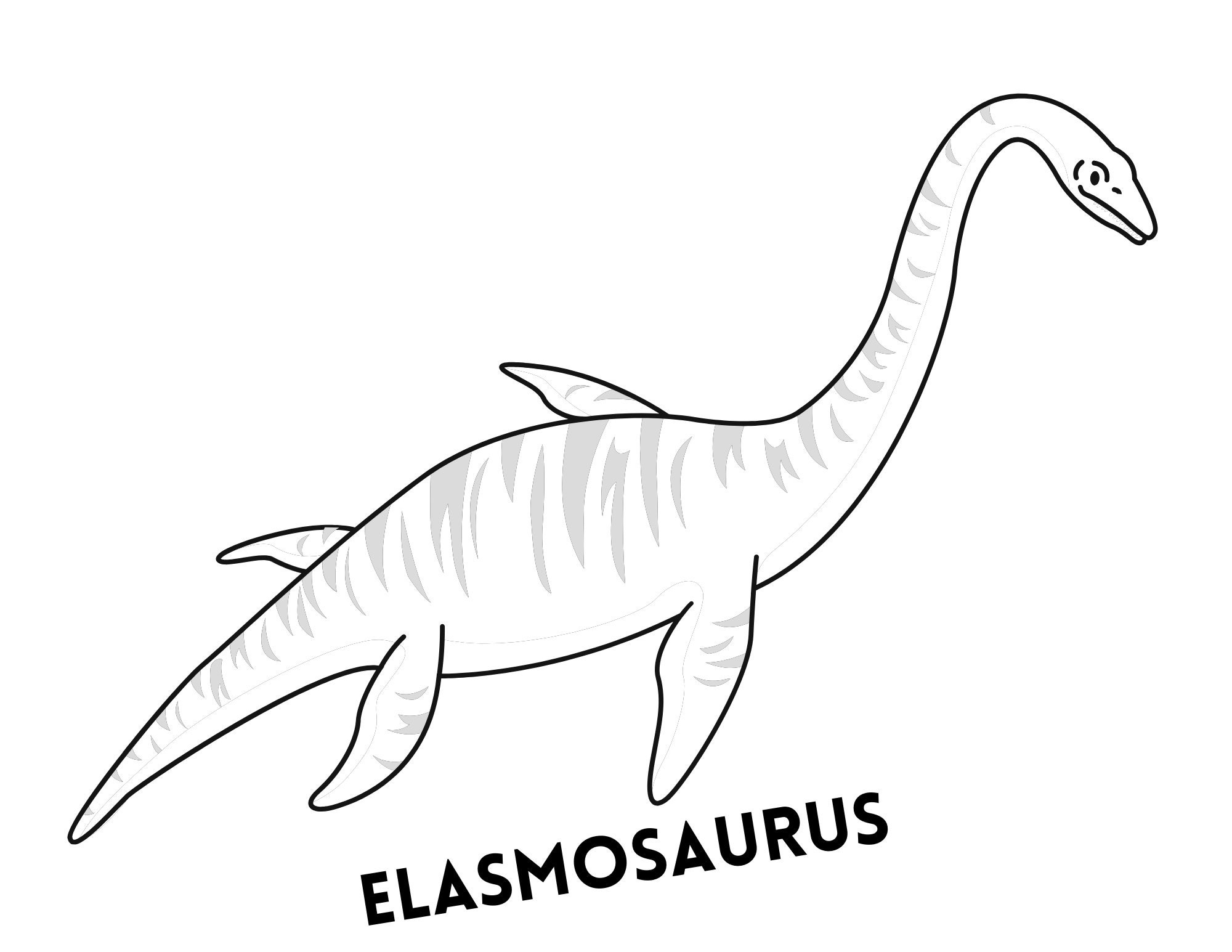 Dinosaur coloring pages with names k