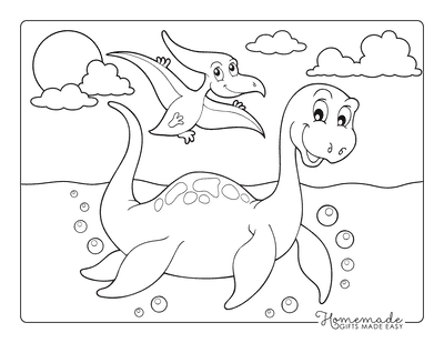 Best dinosaur coloring pages for kids adults