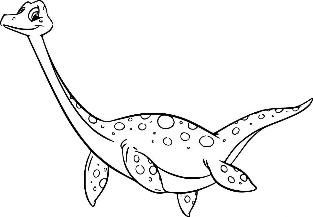 Plesiosaurus coloring pages printable for free download